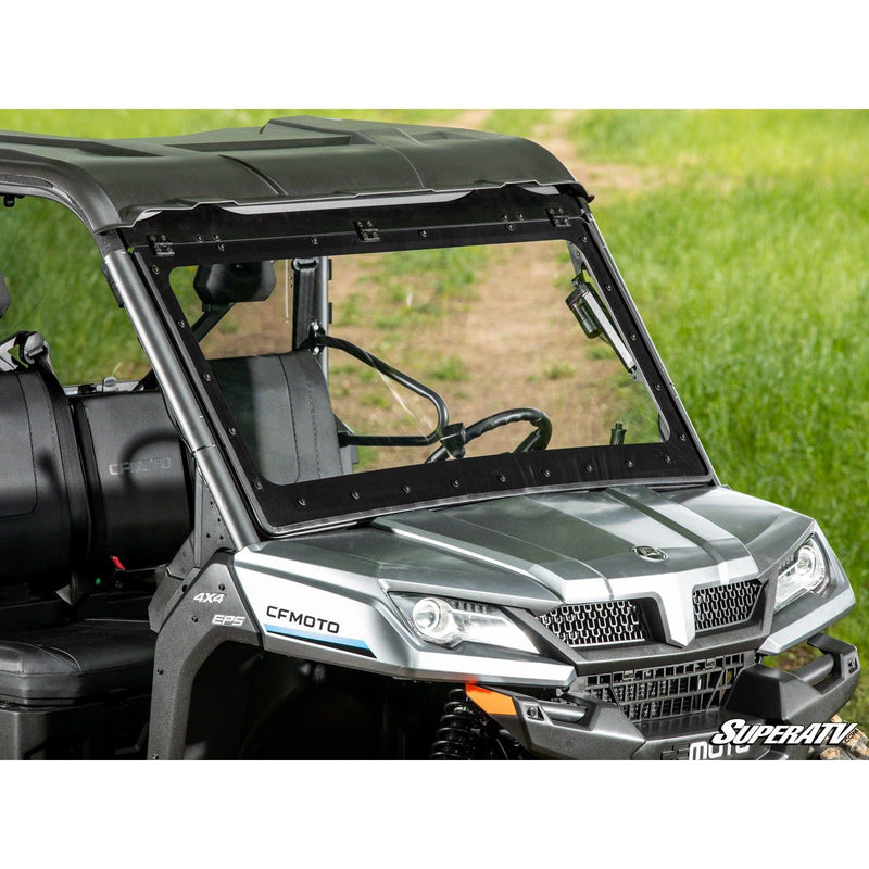 Load image into Gallery viewer, SuperATV CFMOTO UForce 1000 MaxDrive Power Flip Windshield PFWS-CF-UF1000-70
