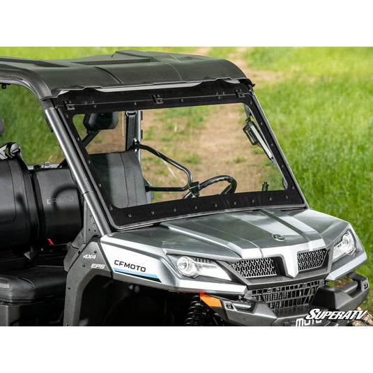 SuperATV CFMOTO UForce 1000 MaxDrive Power Flip Windshield PFWS-CF-UF1000-70