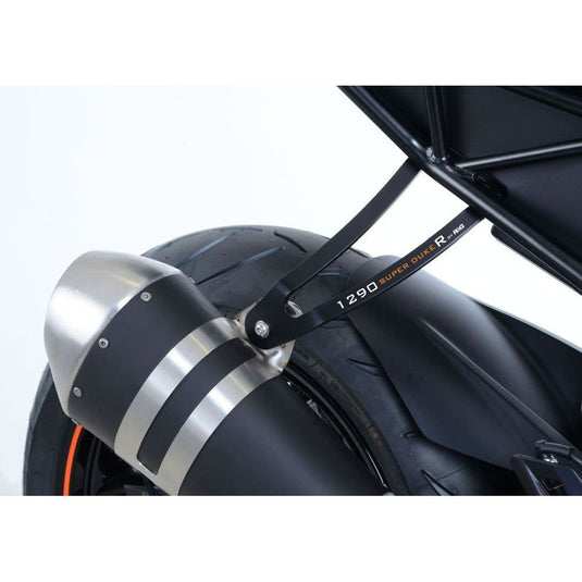 R&G Racing Black Exhaust Hanger For 2017-2019 KTM 1290 Super Duke R EH0081BK