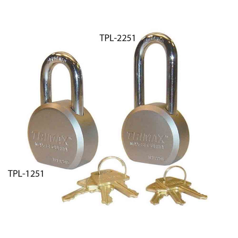 Load image into Gallery viewer, Trimax Commercial Grade Hardened Chrome Steel Padlock - Single - 1-1/4&quot; x 11mm Shackle Length

