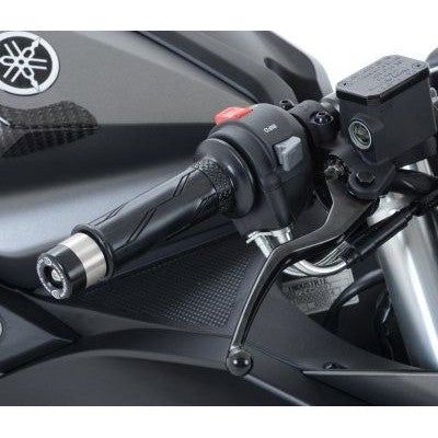 R&G Racing Black Bar End Sliders For 2022-2024 Yamaha TMAX 560