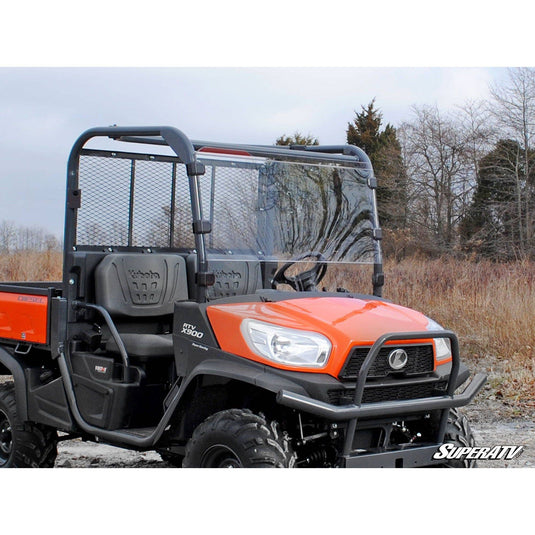SuperATV Kubota RTV Scratch-Resistant Full Windshield WS-KU-RTV-X-70