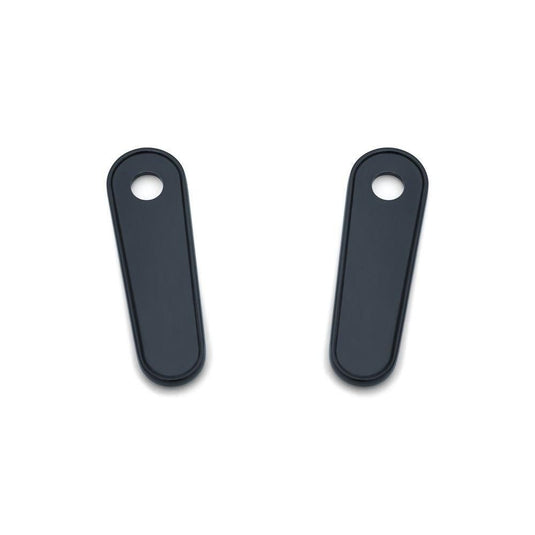 Kuryakyn Black Passenger Rear Floorboard Foot Peg Frame Block Off Plates Harley