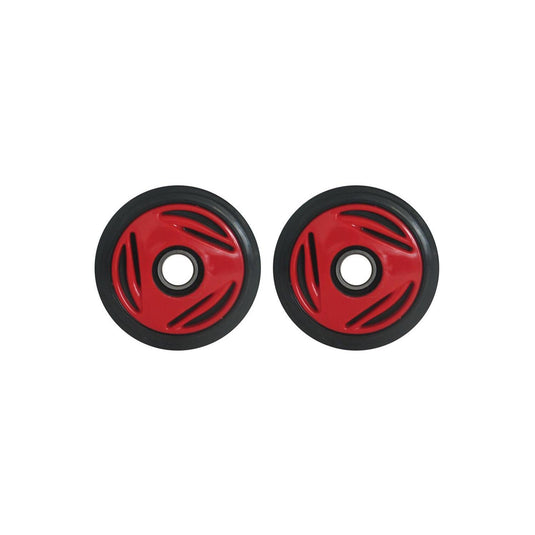Front Rail Viper Red Idler Wheels Kit BOMBARDIER/SKI-DOO Mach 1,Mach Z 1996-2003
