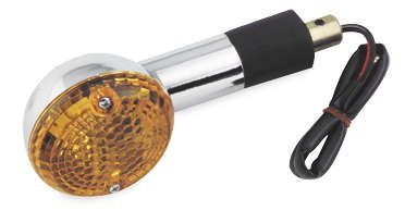 Turn Signal and Lens For Suzuki VS750GLP Intruder 1988-1991 Front Left Chrome