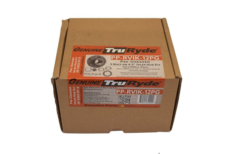 Load image into Gallery viewer, Pre-Greased Trailer Hub Kit (RHI-150-PG-PR) 5 Bolt on 4-1/2 Inch Circle with 1 inch I.D. Bearings - One Pair
