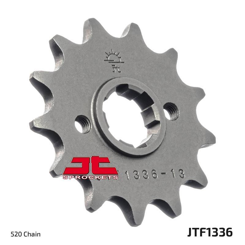 Load image into Gallery viewer, JT Sprockets Front Steel Countershaft Sprocket 13 Tooth 13T 520 Chain
