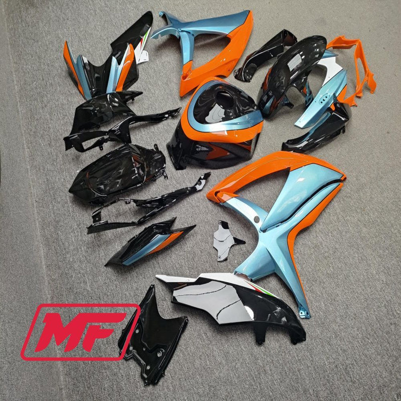 Load image into Gallery viewer, Monster Fairings Full Kit Suzuki GSXR600-750 08-10 Gulf + Windshield + Gas Tank Cover
