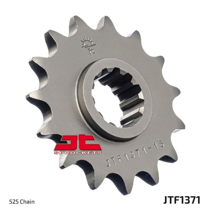 JT Sprockets Front Steel Countershaft Sprocket 15 Tooth 15T 525 Chain For Honda CBF600 S-4,5 ABS 2004-2005 JTF1371.15