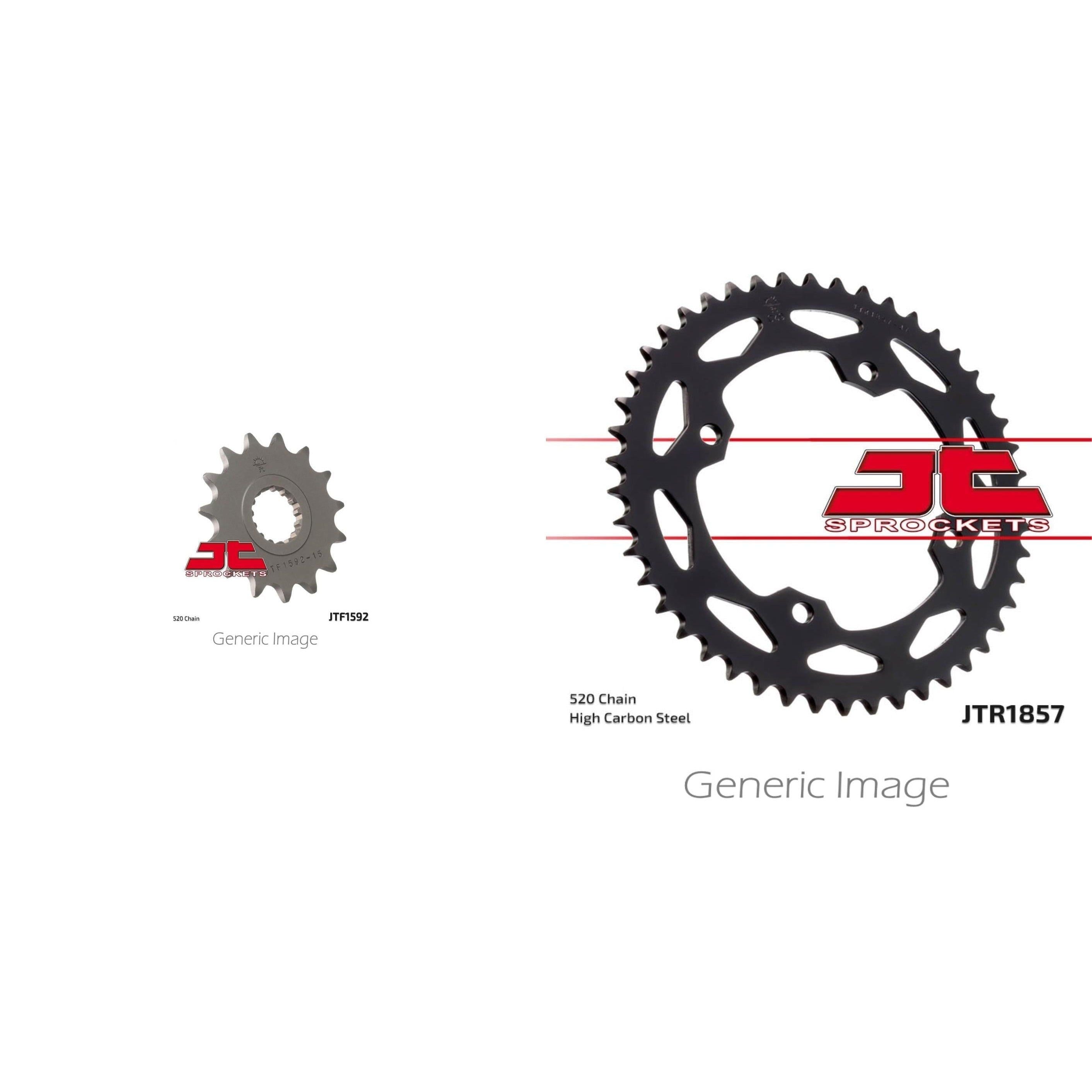 Front & Rear Steel Sprocket Kit for ATV/UTV YAMAHA YFM700R Raptor 2006-2015