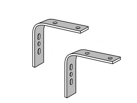 Fender Mounting Brackets for 7 Inch Wide Fender - Pair (2) - Bolt-On