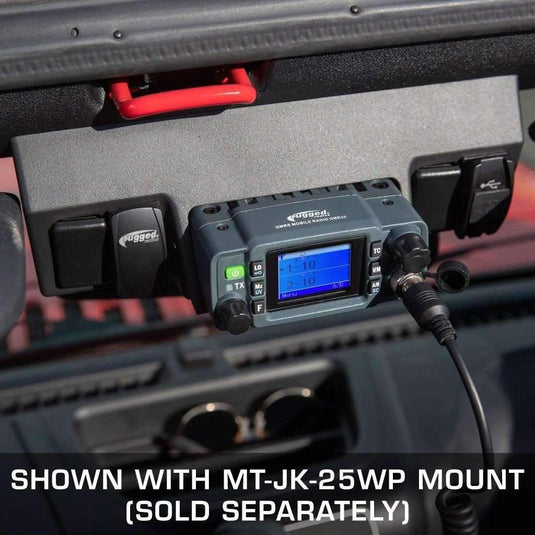 Rugged Radios Radio Kit Lite - GMR25 Waterproof GMRS Mobile Radio with Stealth Antenna RKL-GMR25