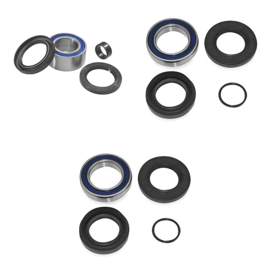 QUADBOSS Front and Rear Wheel Bearing Kits for Honda TRX420 TE 2007-2013
