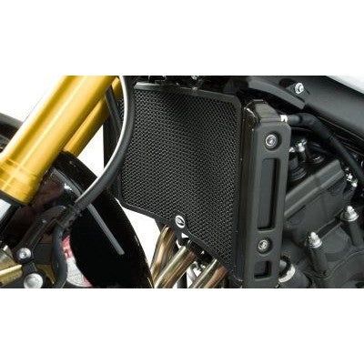 Load image into Gallery viewer, R&amp;G Racing Black Aluminum Radiator Guard For 2015-2016 Yamaha Diversion XJ6 S N
