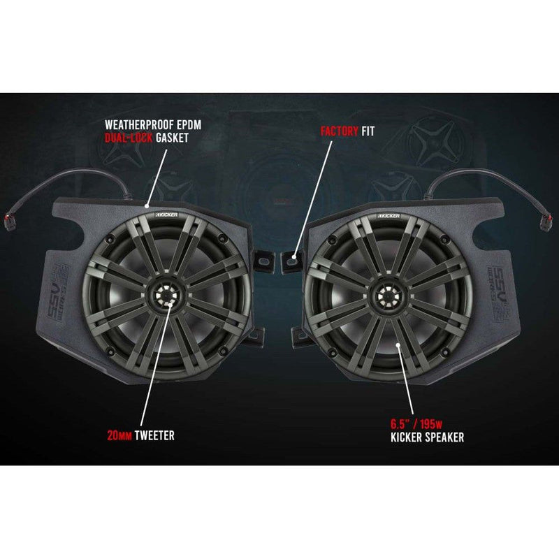 Load image into Gallery viewer, SSV Works Front Kick 6.5&quot; Unloaded Speaker Pods 190-RZ4-F65U
