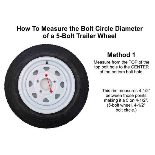 Pair of 5-Bolt on 4-1/2 Inch Hub Assembly - Includes (2) Flanged, 1-3/8 Inch to 1-1/16 Inch Tapered Spindles & Bearings