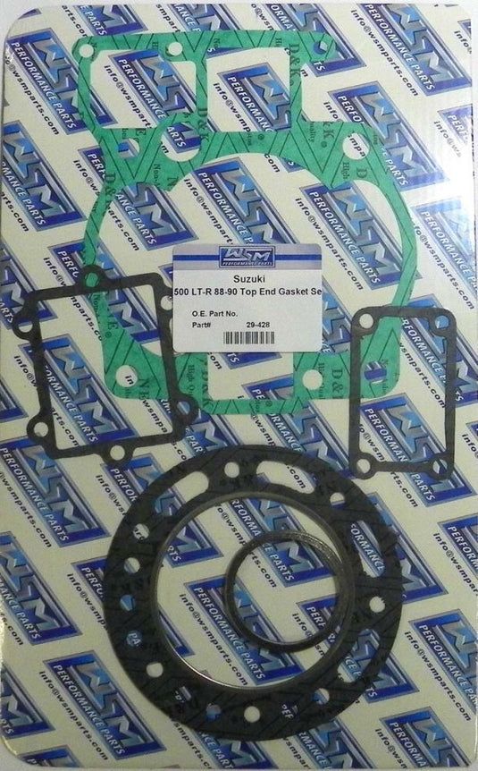 WSM Top End Gasket Kit For Suzuki 500 Quadracer 88-90 29-428