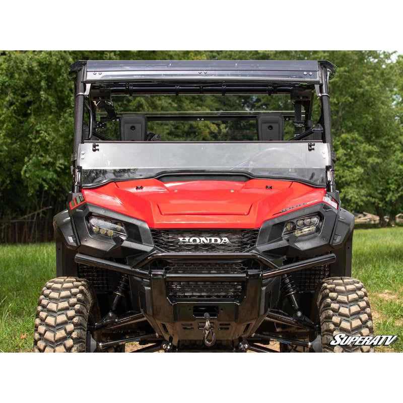 Load image into Gallery viewer, SuperATV Honda Pioneer 1000 Scratch-Resistant 3-in-1 Windshield WS-H-PIO1K5-3N1-70
