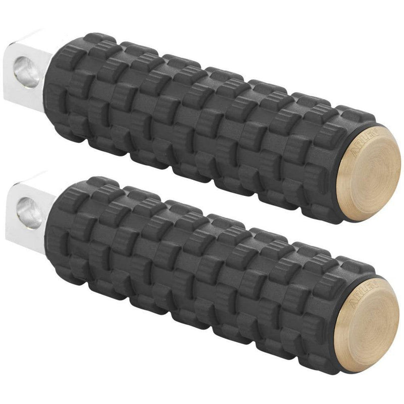 Load image into Gallery viewer, Arlen Ness Air Trax Brass Driver Foot Pegs 07-958
