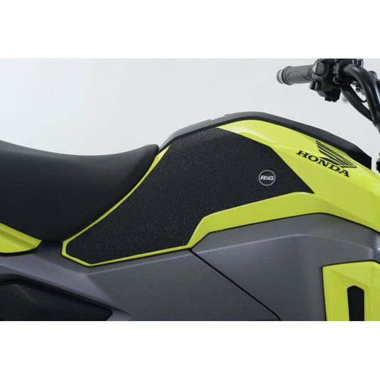 R&G Racing Black Tank Traction Grips For 2017-2020 Honda Grom 125 EZRG332BL