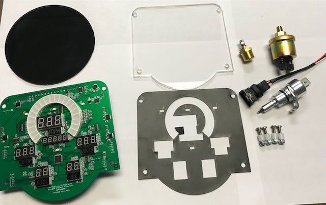 Load image into Gallery viewer, Intellitronix Blue OEM Replacement Digital LED Gauge Panel For Ford Bronco 1966-1977
