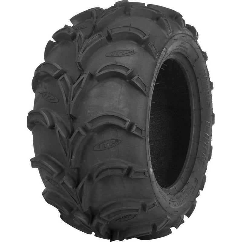 Load image into Gallery viewer, ITP SS212 14&quot; Machined Black Wheels And Mud Lite Tires [28x12-14]
