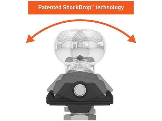 RockerBall 2-5/16 inch Cushioned Hitch Ball 1 inch Shank