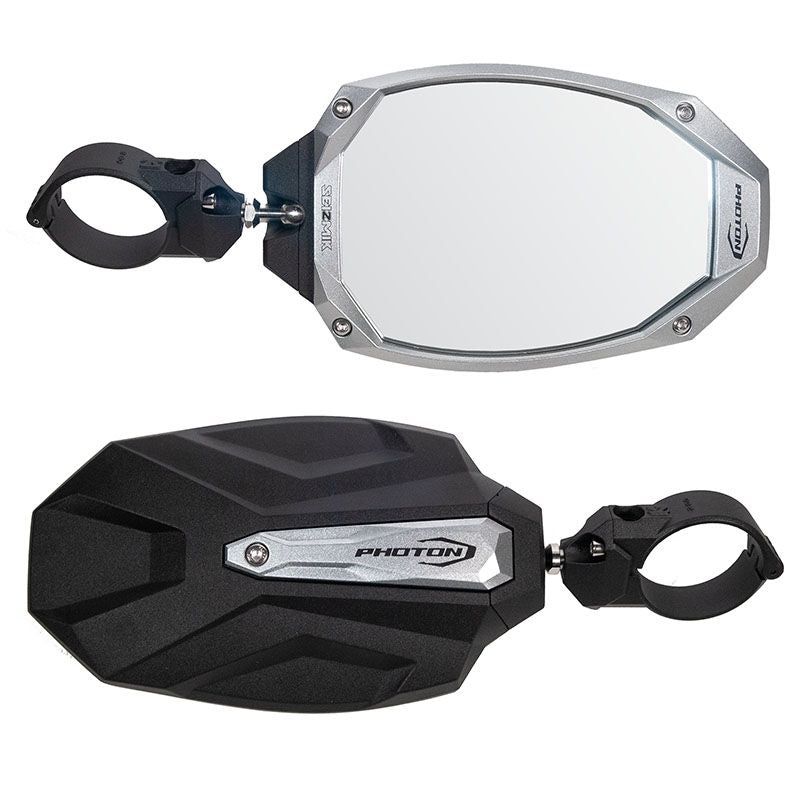 Load image into Gallery viewer, Seizmik Photon Side View Mirrors with Cast Aluminum Body &amp; Bezel 56-18107
