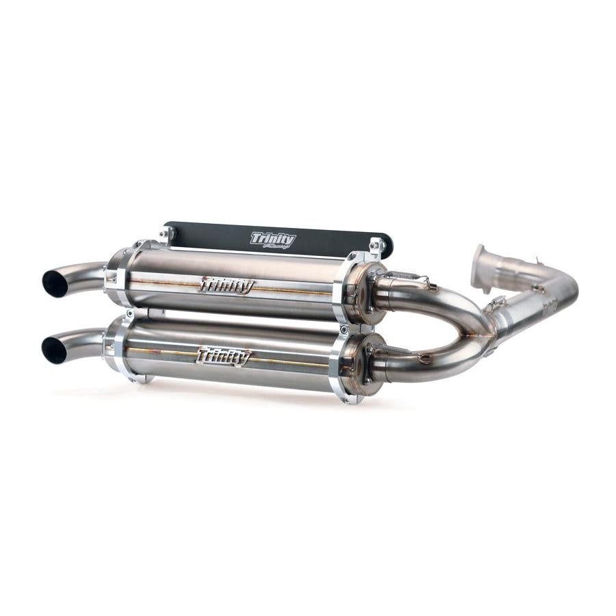 Trinity Racing Stage 5 Dual Full System Exhaust Stainless Steel Muffler