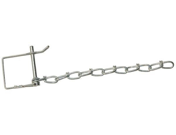 Load image into Gallery viewer, 1-4 inch Pintle Hook Safety Pin and 8 inch Chain fits BH8 &amp; RM Series Combination Pintle Hitches
