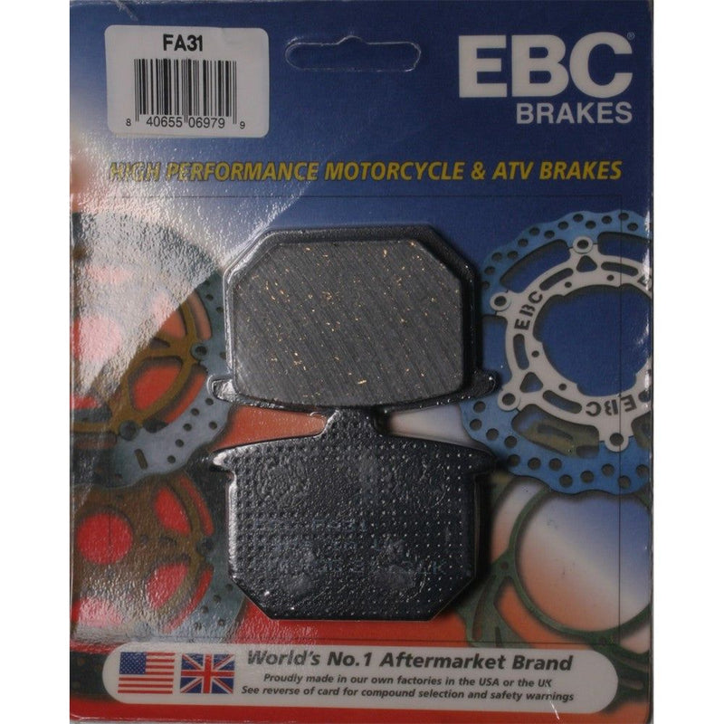 Load image into Gallery viewer, EBC 1 Pair FA Series Organic Replacement Brake Pads MPN FA31
