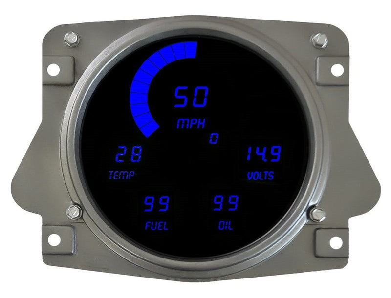 Load image into Gallery viewer, Intellitronix Blue OEM Replacement Digital LED Gauge Panel For Ford Bronco 1966-1977
