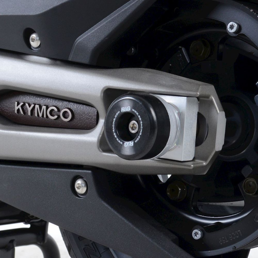 R&G Racing Black Swingarm Protectors For 2018-2019 Kymco AK 550 SP0087BK