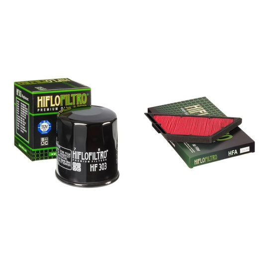 Oil and Air Filter Kit for KAWASAKI ZG1400 B8F,B9F,DAF Concours GTR1400 08-10