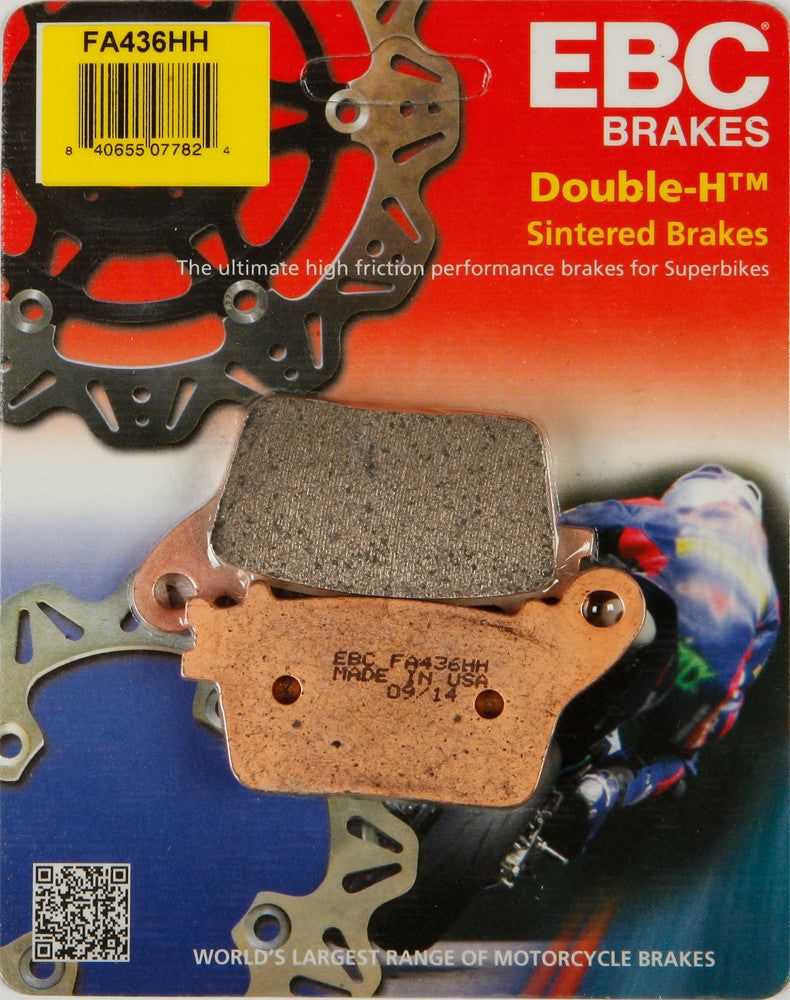 Load image into Gallery viewer, EBC 1 Pair Sintered HH Race Formula Brake Pads MPN FA436HH
