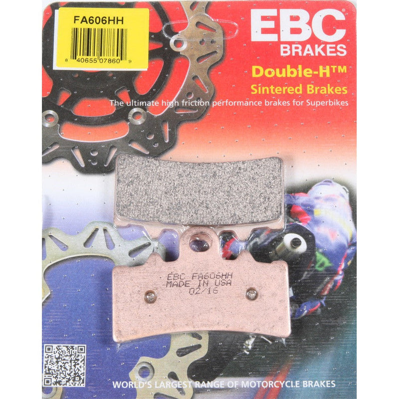 Load image into Gallery viewer, EBC 1 Pair Sintered HH Race Formula Brake Pads MPN FA606HH

