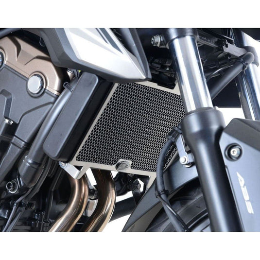R&G Racing Black Aluminum Radiator Guard For 2016-2018 Honda CB500F RAD0206BK