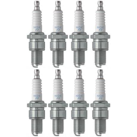 Load image into Gallery viewer, Set of 8 NGK Standard Spark Plugs for Arctic Cat JAG 1988-1986 Engine 440cc
