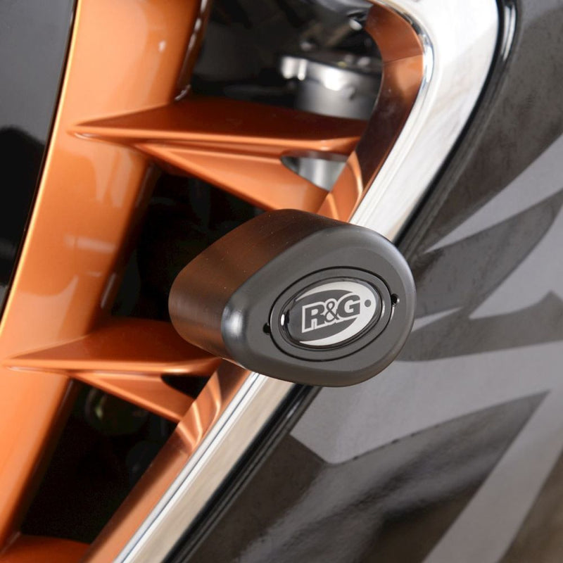 Load image into Gallery viewer, R&amp;G Racing Black Aero Style Crash Protectors Non-Drill For 2021-2024 Suzuki Hayabusa 1340
