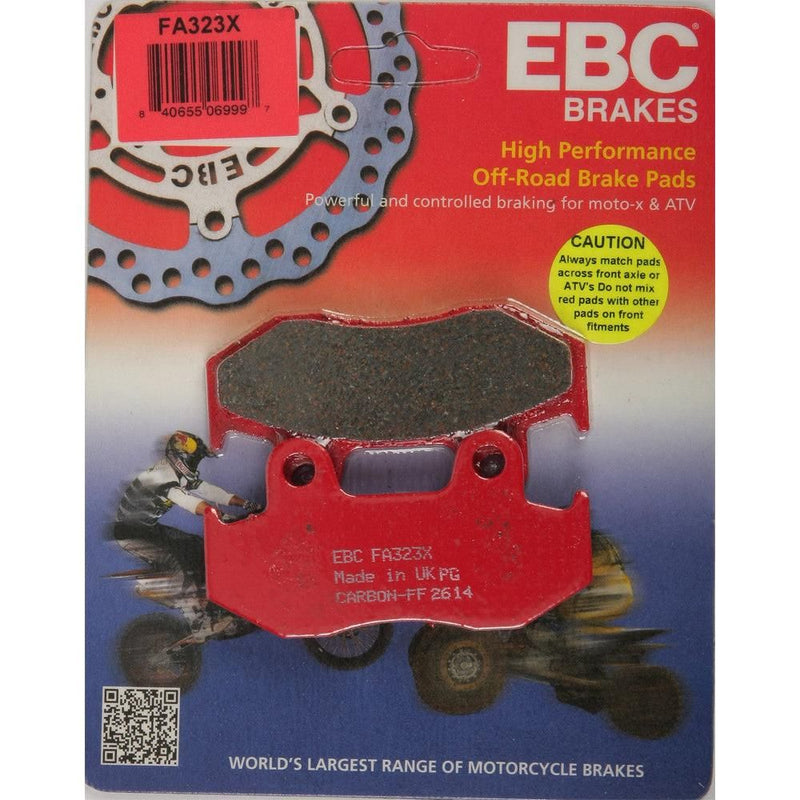 Load image into Gallery viewer, EBC 1 Pair Performance X-Series Carbon Brake Pads MPN FA323X
