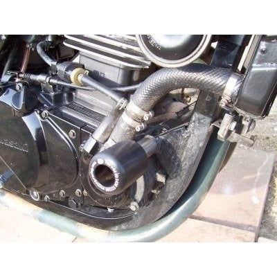 Load image into Gallery viewer, R&amp;G Racing Black Classic Style Crash Protectors For 1987-2004 Honda CB250 Hornet
