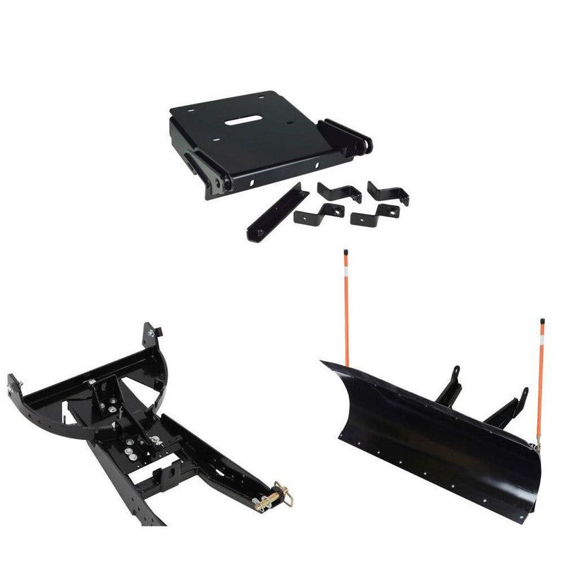 Load image into Gallery viewer, Denali Black UTV Snow Plow Kit For Yamaha Viking 700 2014-2020

