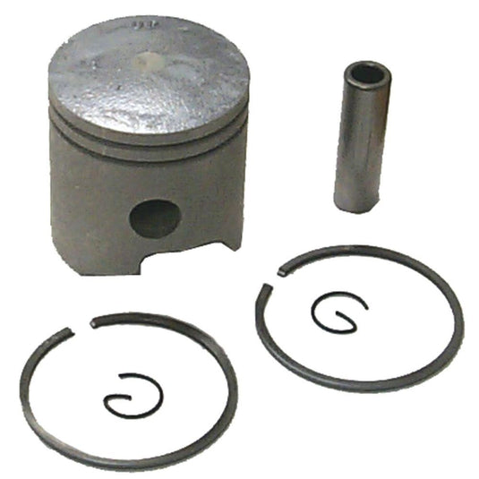 WSM Piston Kit For Mariner / Yamaha 9.9 / 15 Hp 2 Cyl 84-09 Standard 100-240K