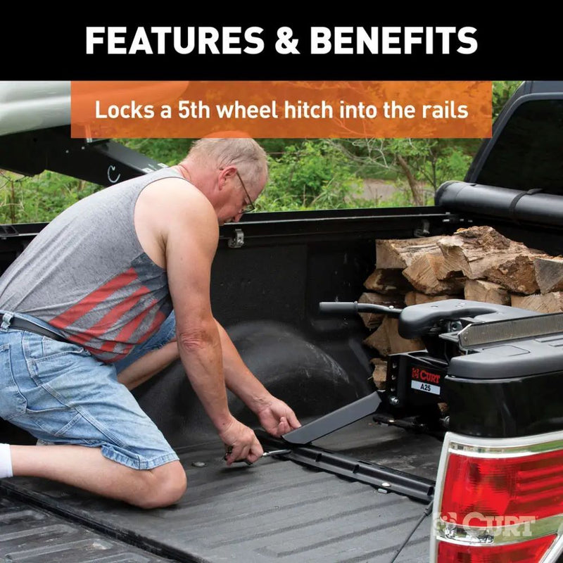 Load image into Gallery viewer, 5th Wheel Hitch Lock (1/2&quot; Diameter Pin)
