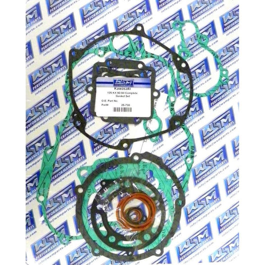 WSM Complete Gasket Kit For Kawasaki 125 KX 92-94 25-738