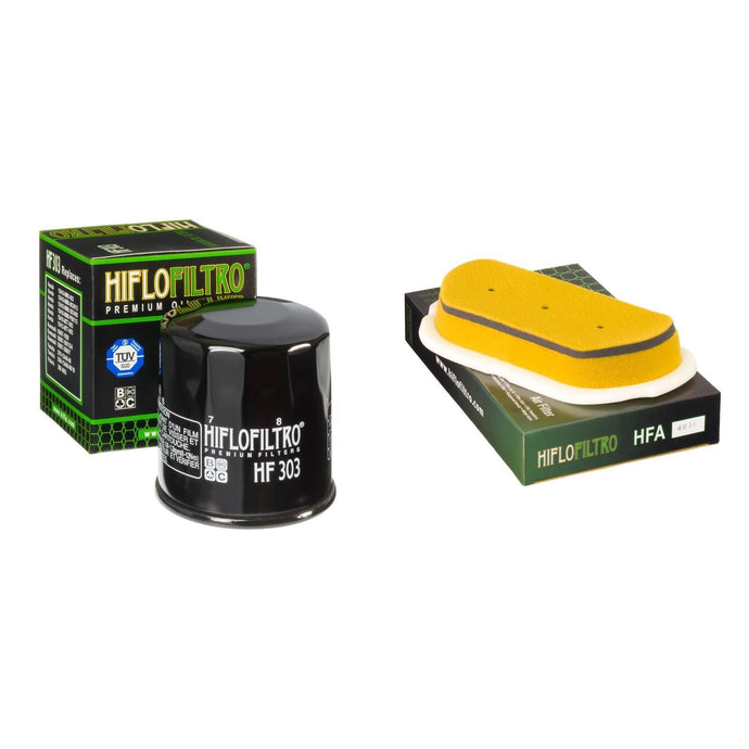 HIFLO FILTRO Oil and Air Filter Kit for YAMAHA YZF-R6 5EB,5MT 99-02