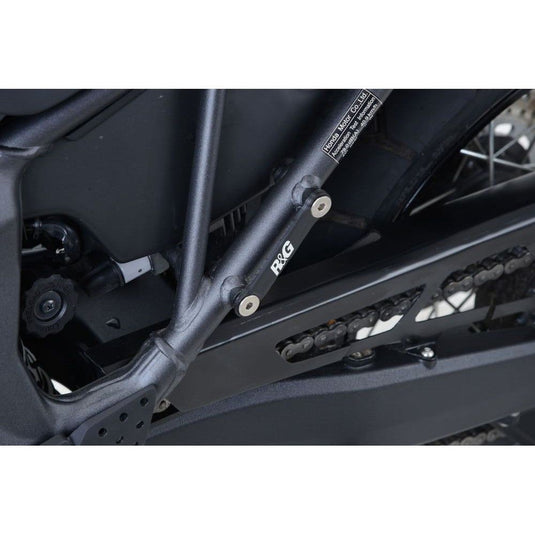 R&G Racing Black Footrest Delete Blanking Plate Kit For 2016-2017 Honda CRF1000L Africa Twin