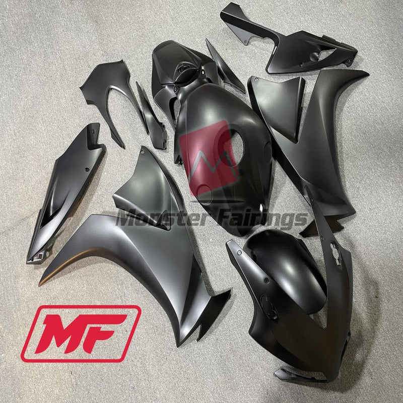 Load image into Gallery viewer, Monster Fairings Full Kit Honda CBR1000RR 12-16 Matte Black + Windshield + Gas Tank Cover
