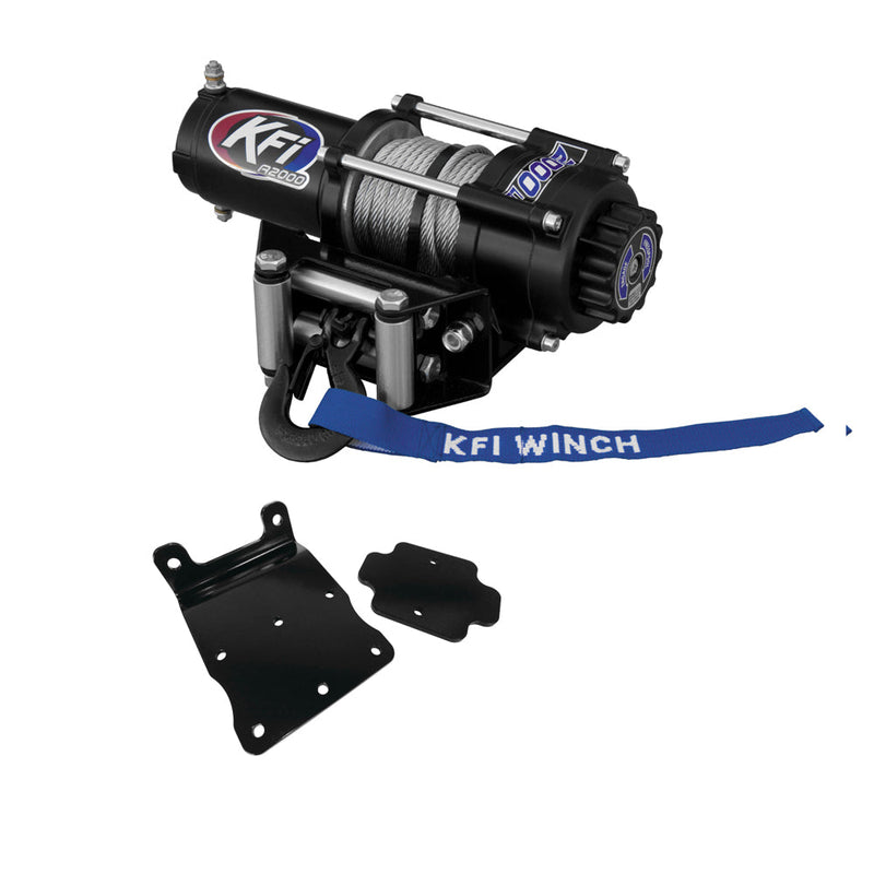 Load image into Gallery viewer, KFI Products Winch Kit For Yamaha Big Bear 400 4x4 2007-2012
