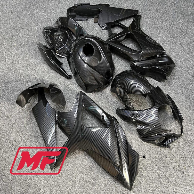 Load image into Gallery viewer, Monster Fairings Full Kit Suzuki GSXR1000 07-08 Carbon Fiber Style + Windshield + Gas Tank Cover

